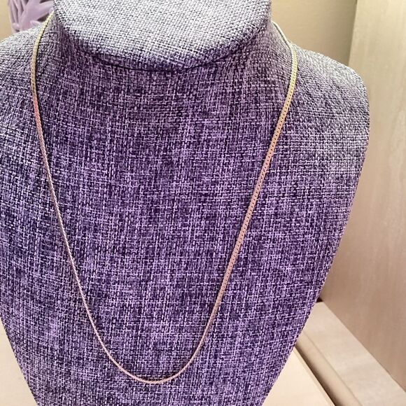 Goldtone Herringbone Necklace - Picture 1 of 6